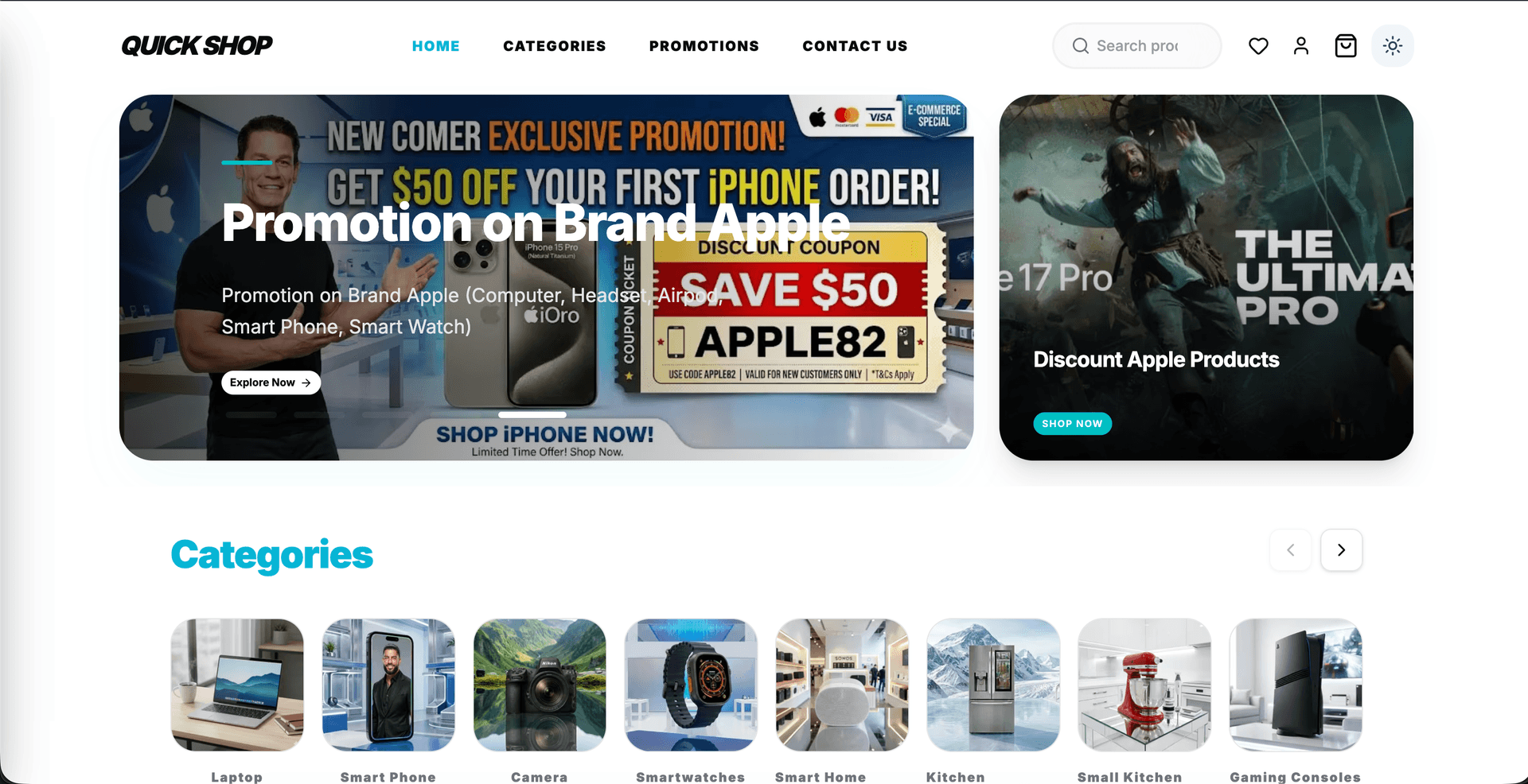 Quick Shop E-Commerce